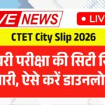 CTET City Slip 2026
